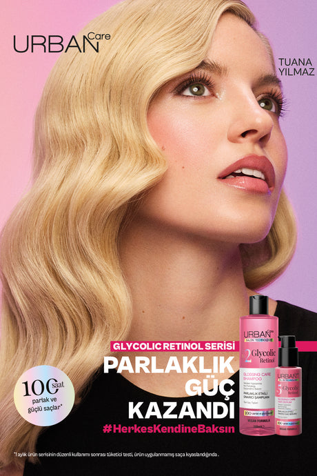 Glycolic Retinol Parlaklık Etkili Onarıcı Saç Bakım Serumu 100ml