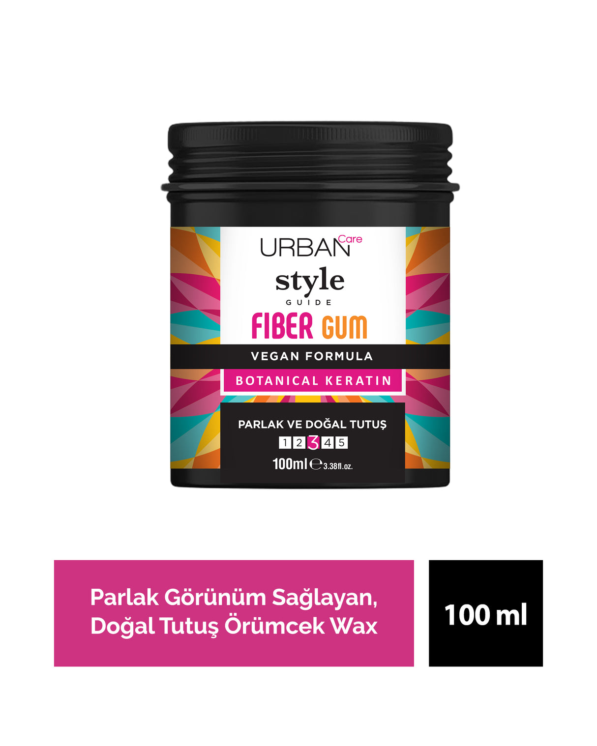 Style Guide Parlak Görünüm Sağlayan Fiber Gum- Doğal Tutuş- Saç Sakızı-100ml