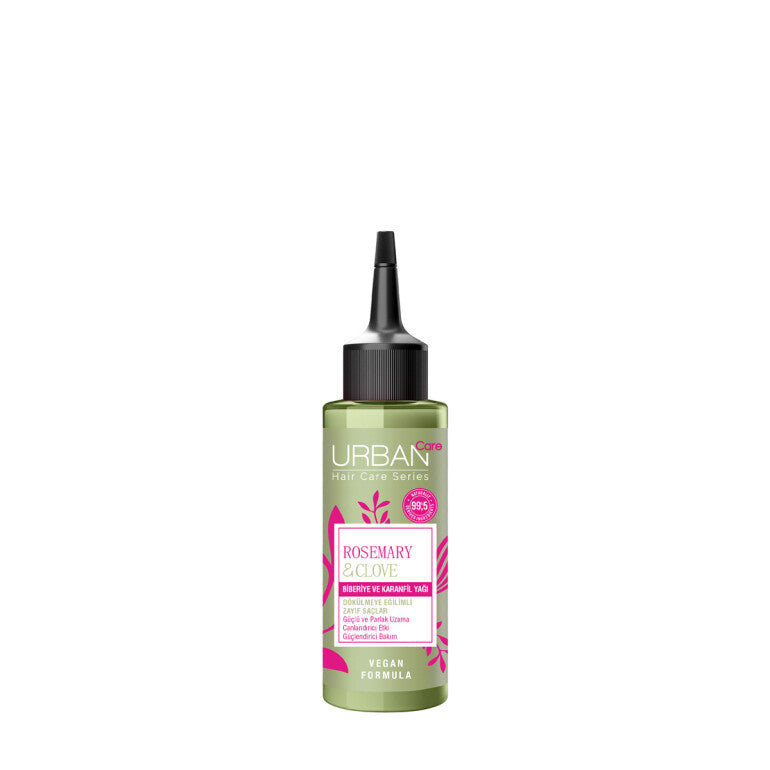 Rosemary & Clove Biberiye ve Karanfil Saç Bakım Yağı % 99.5 Doğal ve Saf 100 ML