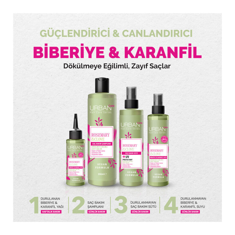 Rosemary & Clove Biberiye ve Karanfil Şampuan 350 ML