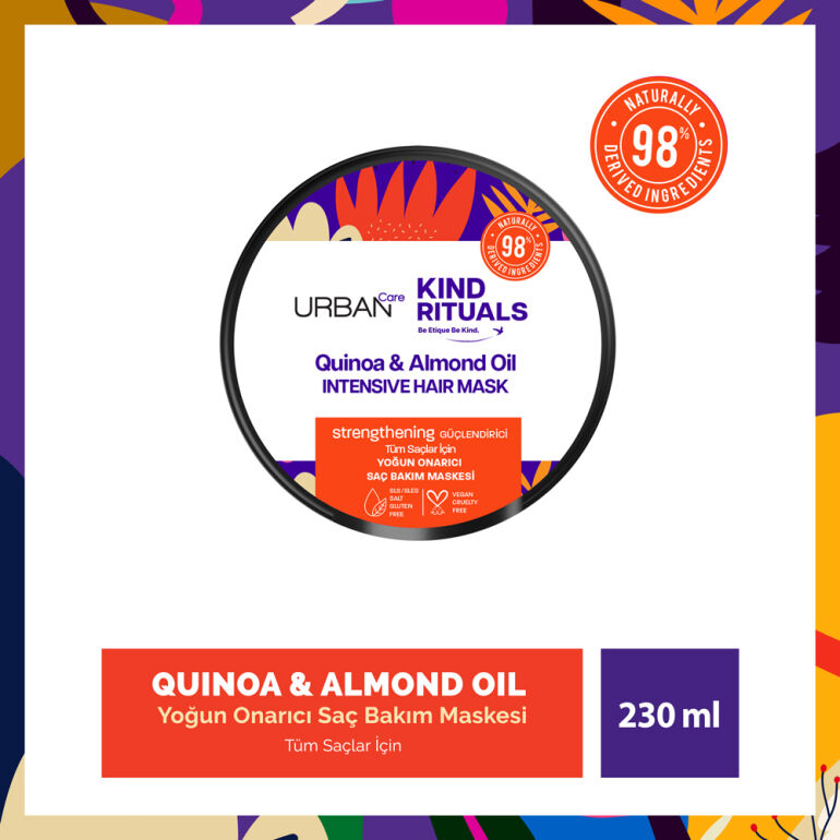 Kind Rituals Kinoa Almond Oil Saç Bakım Maskesi 230 ML