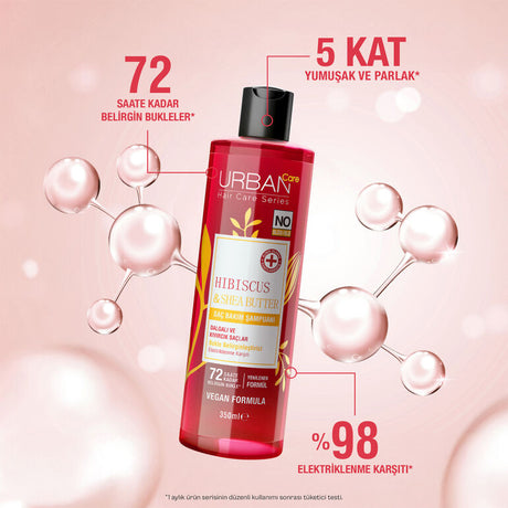 Hibiscus & Shea Butter Bukle Belirginleştirici Saç Bakım Şampuanı 350 ML