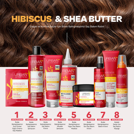 Hibiscus & Shea Butter Bukle Belirginleştirici Saç Bakım Şampuanı 350 ML