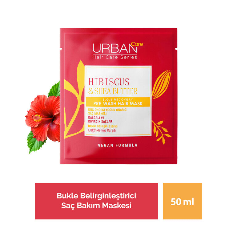 Twisted Curls Hibiscus & Shea Butter Duş Öncesi Saç Bakım Maskesi