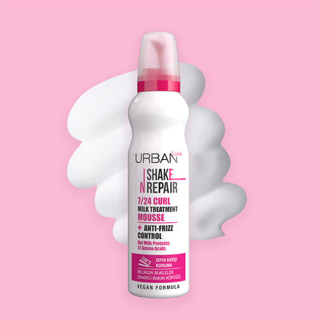 Shake N Repair 7/24 Kabaran ve Bukleli Saçlara Özel Saç Bakım Köpüğü 150 ml-vegan