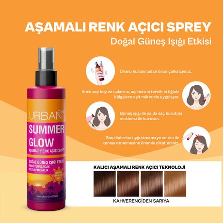 Summer Glow Aşamalı Renk Açıcı Spreyi