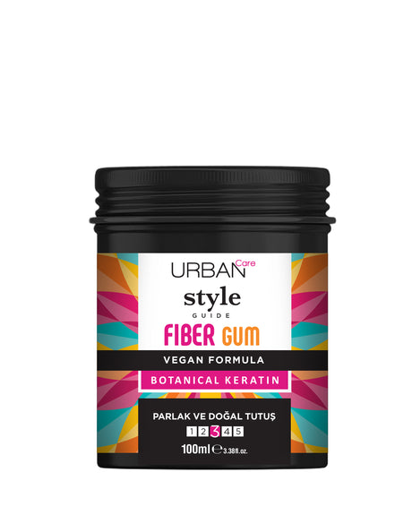 Style Guide Parlak Görünüm Sağlayan Fiber Gum- Doğal Tutuş- Saç Sakızı-100ml