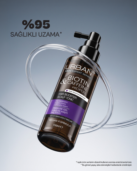Men Kopexil İçeren Saç Dökülmesine Karşı Etkili ve Saç Güçlendirici Bakım Toniği -150ML- vegan
