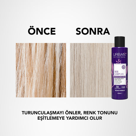 Turunculaşma Karşıtı Mor Saç Bakım Şampuanı,250 ml-Sülfatlı