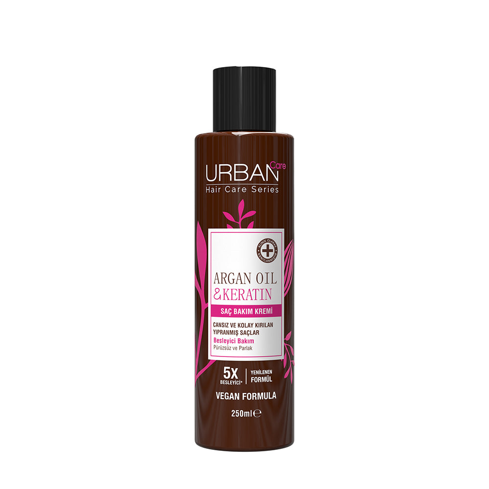 Argan Yağı & Keratin Kolay Kırılan Yıpranmış Saçlara Özel Saç Bakım Kremi 250ml