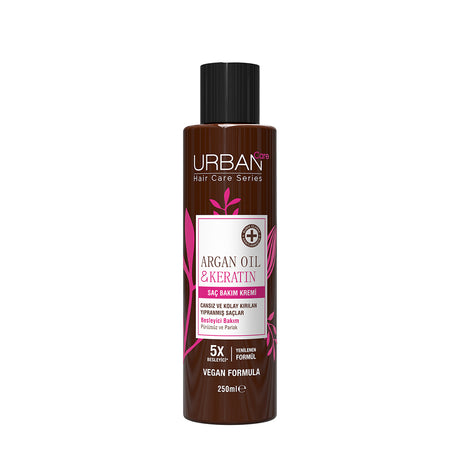 Argan Yağı & Keratin Kolay Kırılan Yıpranmış Saçlara Özel Saç Bakım Kremi 250ml