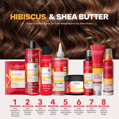 Hibiscus & Shea Butter Kıvırcık Ve Dalgalı Saçlara Özel Saç Kremi 250ml