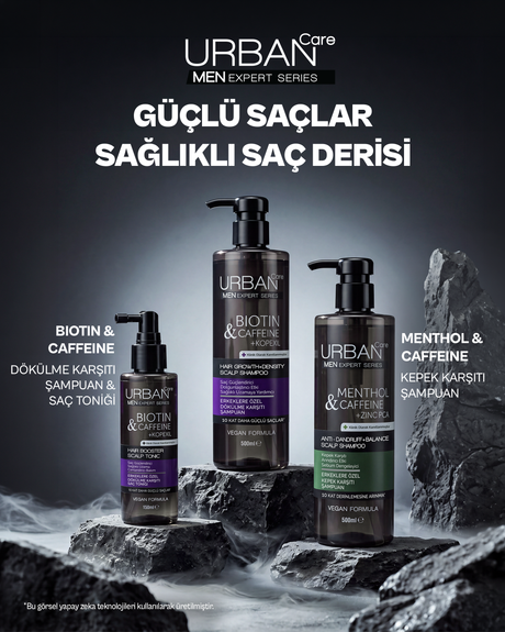 Men Kopexil İçeren Saç Dökülmesine Karşı Etkili ve Saç Güçlendirici Bakım Toniği -150ML- vegan