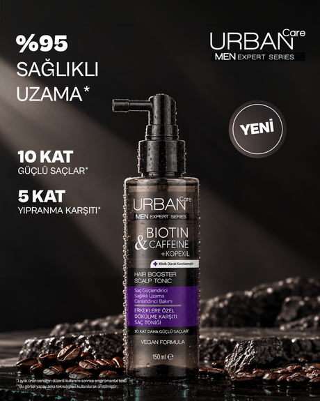 Men Kopexil İçeren Saç Dökülmesine Karşı Etkili ve Saç Güçlendirici Bakım Toniği -150ML- vegan