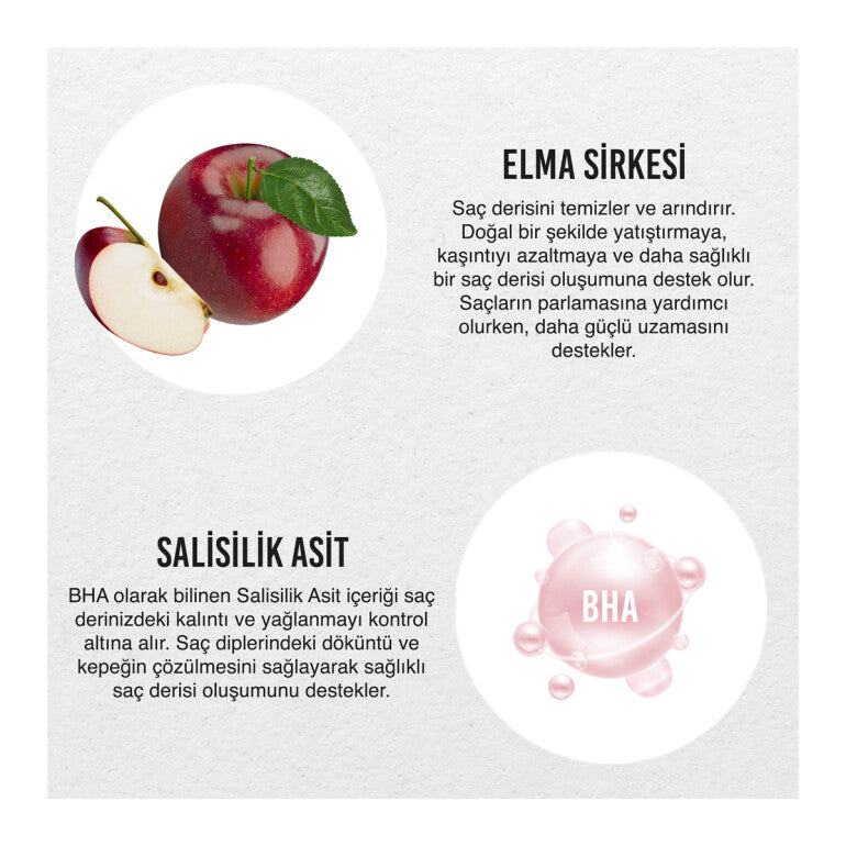 No.1 Expert Apple Cider Peeling Şampuan