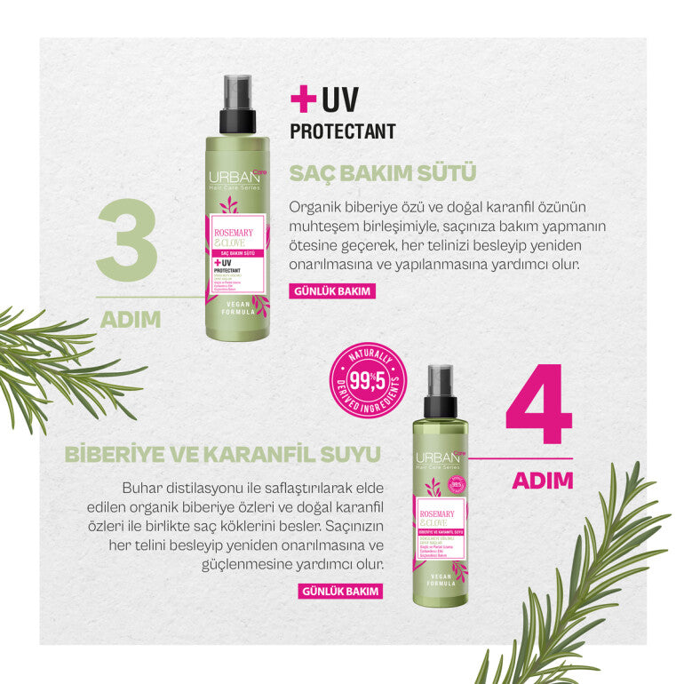Rosemary & Clove Biberiye ve Karanfil Şampuan 350 ML