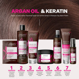 Argan Oil & Keratin Besleyici ve Kırılma Karşıtı Saç Bakım Şampuanı 350 ML