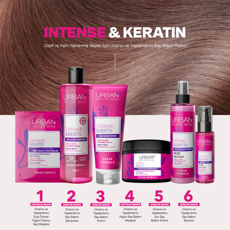 Intense Keratin Yoğun Hasar Onarıcı Saç Bakım Şampuanı 350 ML