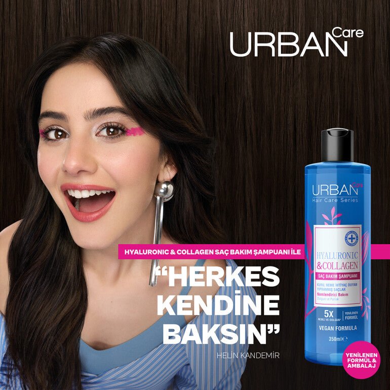 Hyaluronic & Collagen Ekstra Dolgunlaştırıcı Saç Bakım Şampuanı-350 ml-vegan