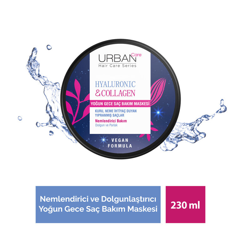 Hyaluronic & Collagen Yoğun Gece Saç Bakım Maskesi