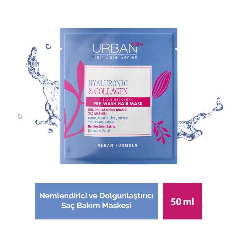 Hyaluronic & Collagen Duş Öncesi Saç Bakım Maskesi