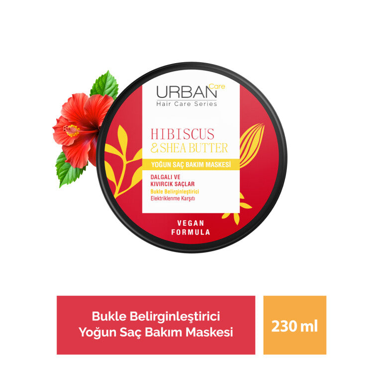 Twisted Curls Hibiscus & Shea Butter Yoğun Saç Bakım Maskesi