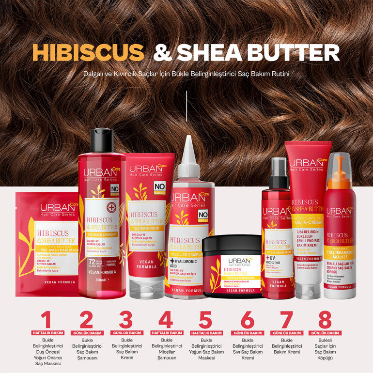 トリートメント Twisted Curls Hibiscus & Shea Butter Yoğun Saç Bakım Maskesi