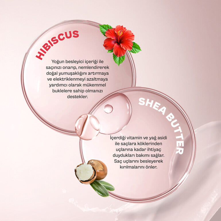 Twisted Curls Hibiscus & Shea Butter Duş Öncesi Saç Bakım Maskesi