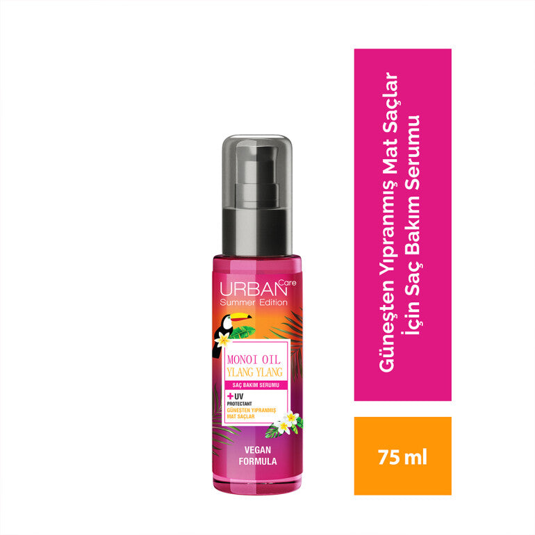 Monoi Ylang Ylang Güneşten Yıpranmış Mat Saçlara Özel Bakım Saç Serumu 75 ML