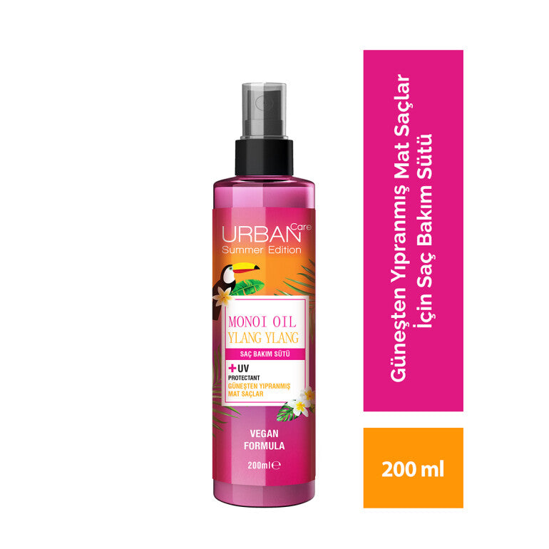 Monoi Ylang Ylang Güneşten Yıpranmış Mat Saçlara Özel Saç Bakım Sütü 200 ML