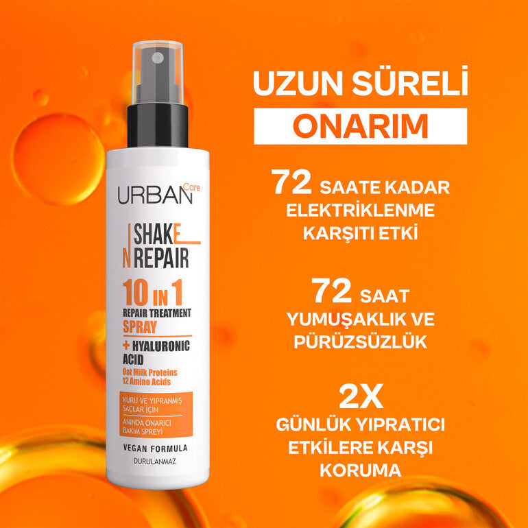 Shake N Repair 10-in-1 Onarıcı Etkili Durulanmayan Saç Bakım Spreyi 200 ML
