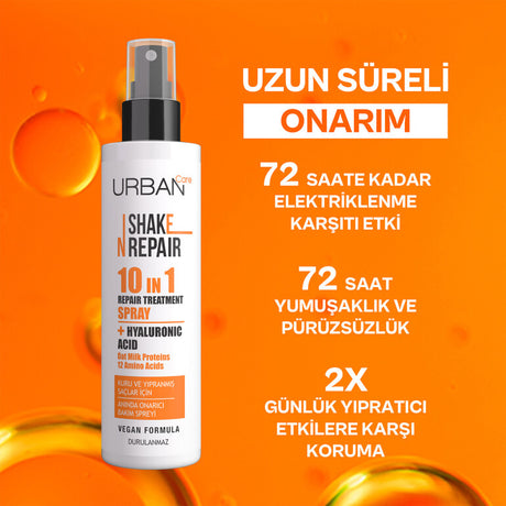 Shake N Repair 10-in-1 Onarıcı Etkili Durulanmayan Saç Bakım Spreyi 200 ML