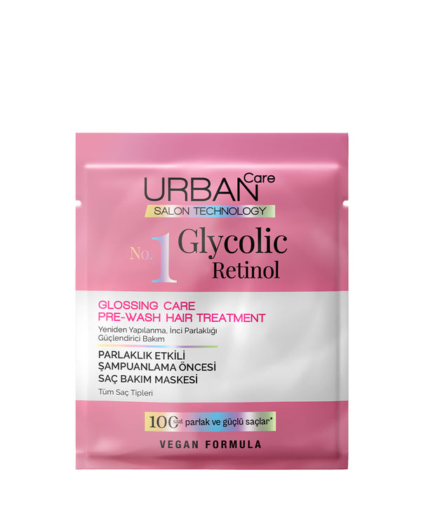 Glycolic Retinol Parlaklık Etkili Duş Öncesi Saç Bakım Maskesi-50ml