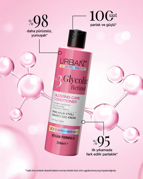 Glycolic Retinol Parlaklık Etkili Onarıcı Saç Bakım Kremi-250ml