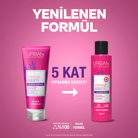 Intense Keratin Aşırı Yıpranmış Saçlara Özel Saç Bakım Kremi 250ml