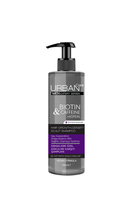 Urban Care Men Saç Uzatmaya Yardımcı Dolgunlaştırıcı Etkili Şampuan - 500 ML-vegan