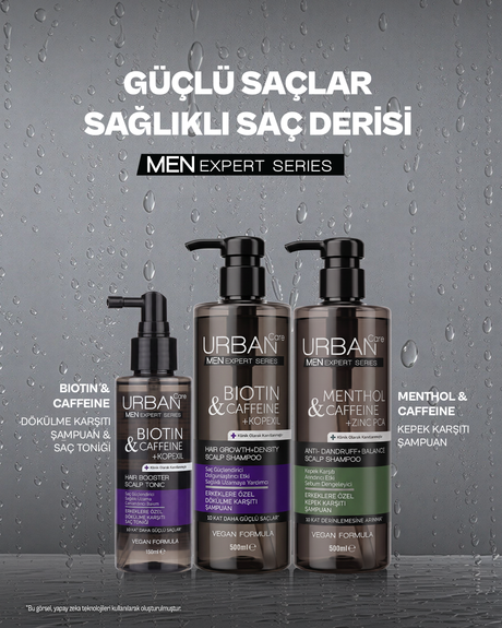 Men Kopexil İçeren Saç Dökülmesine Karşı Etkili Dolgunlaştıcı Şampuan - 500 ML- vegan