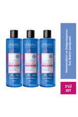 Hyaluronic & Collagen Ekstra Dolgunlaştırıcı Saç Bakım Şampuanı Seti-350ml x3