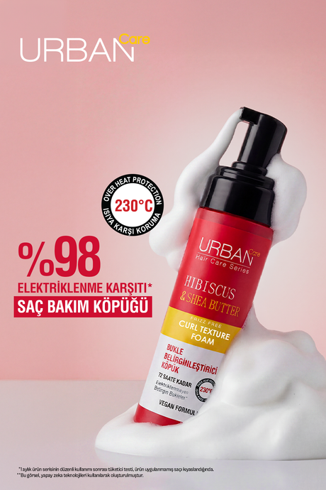 Hibiscus & Shea Butter Elektriklenme Karşıtı Saç Bakım Köpüğü 200 ML