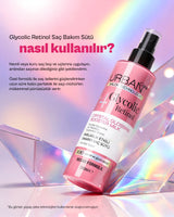 Glycolic Retinol Parlaklık Etkili Onarıcı Saç Bakım Sütü 200ml