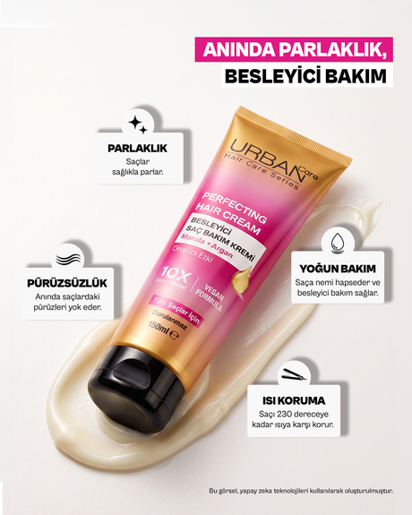 URBAN Care Perfecting Besleyici Parlaklık Veren Saç Bakım Kremi -150ML-vegan
