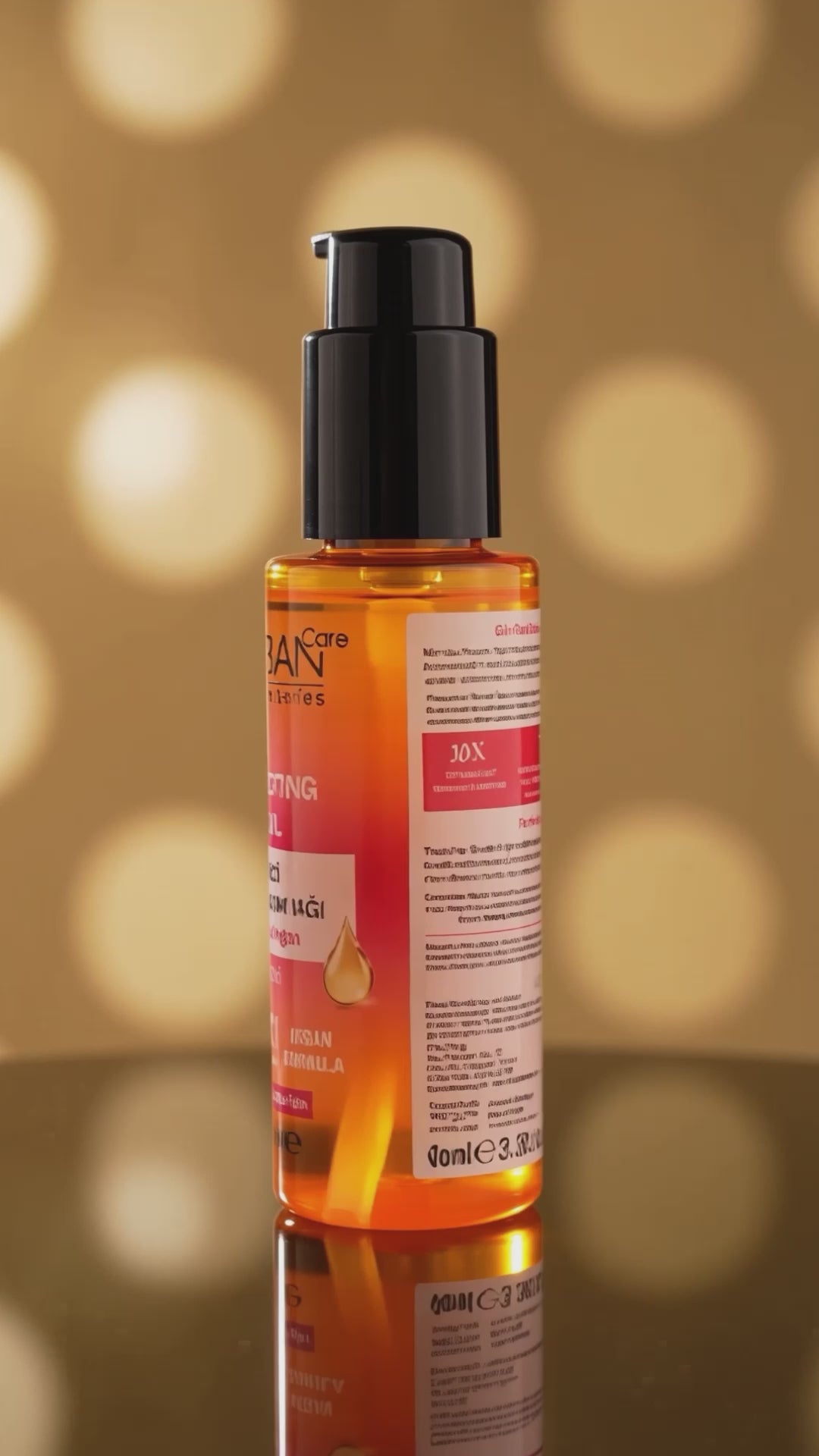 URBAN Care Perfecting Besleyici Parlaklık Veren Saç Bakım Yağı -100ML-vegan